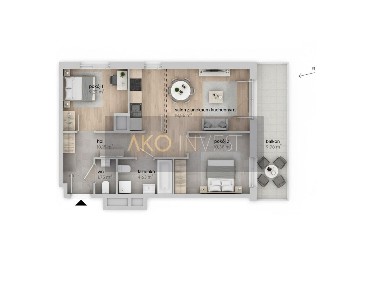 MEGA OKAZJA★Wielki Balkon 10m2★Łazienka + WC★opcja OSOBNEJ KUCHNI★HiT★