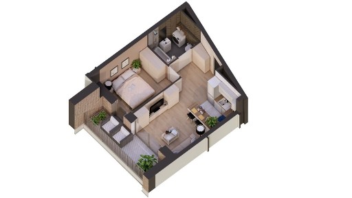 Apartament nad samą Zatoką 35m² pełne spokoju | Marina Residence Puck