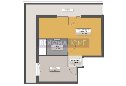 Gotowe M2 z tarasem|Parking|Centrum|klucze w 2tyg