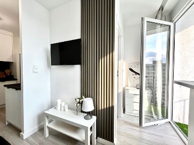 Kawalerka Warszawa Praga Północ balkon flat, balcony warsaw