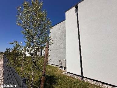 Zewnętrzny dom 119 m2 z działką 291 m2, rekuperacja, ogród, garaż