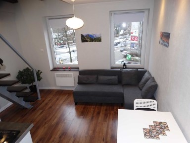 Stylowe studio z antresolą -52m2, doskonała lokalizacja przy AWF