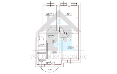 3 pokoje z osobną kuchnią do generalnego remontu!