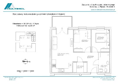 3-pokojowe mieszkanie 52m2 Bezpośrednio