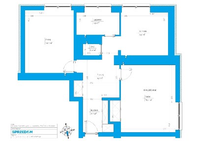 Mieszkanie 61m²✮2 pokoje✮Metro✮Wysokie pomieszczenia✮Piwnica