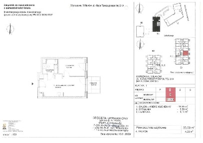 2-pokojowe mieszkanie 33m2 + balkon Bezpośrednio