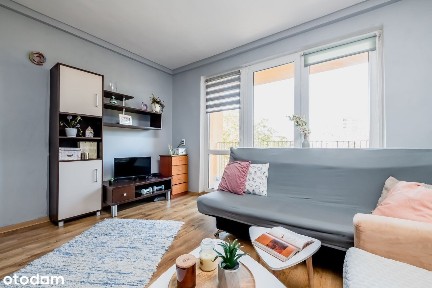 Dwupokojowe mieszkanie z balkonem w centrum