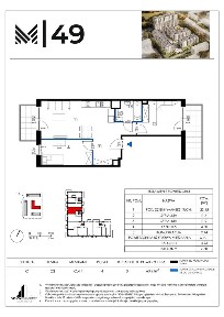 3-pokojowe mieszkanie 60m2 + 2 balkony