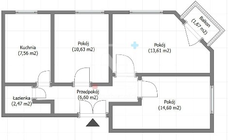 Balkon / 3m wysokości / potencjał inwestycyjny