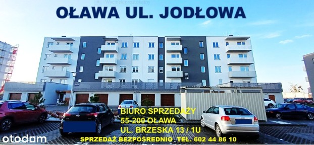 Oława 2 pokoje-kuchnia-III piętro-43,50 m2-balkon-winda-po odbiorach