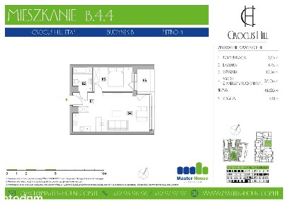 Crocus Hill | mieszkanie B44