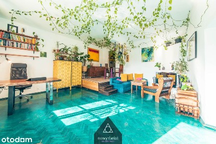 Kazimierz | 55,3 m² | 2 pokoje |wysokie 3.1m|słoneczne|Bez prowizji