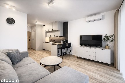 Apartament w Global Office Park | balkon | Centrum Katowic