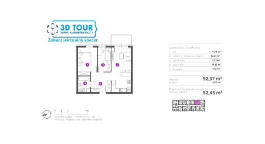 Przestronne 3 pokoje|Parking|Klucze do odbioru|Kameralna inwestycja