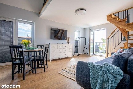 Mieszkanie dwupoziomowe 76m2 + 2 antresole 42m2