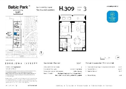 Baltic Park Loft | apartament H.107