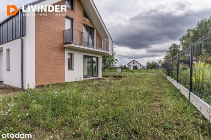 Nowoczesny dom bliźniak z ogrodem, Tomaszowice