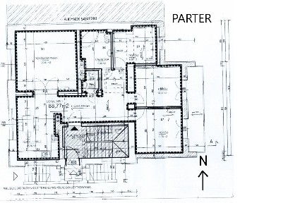 Dom w zabudowie bliźniaczej na Bronowicach