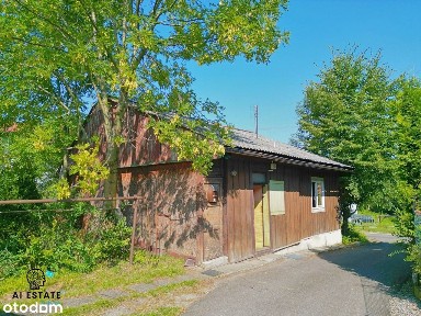 Klimatyczny drewniany domek 70m² w centrum Cięciny