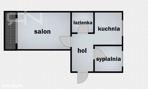 2pok z oddzielną kuchnią | po remoncie | Zaspa
