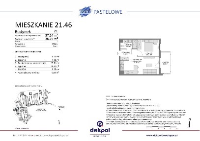 2-pokojowe mieszkanie 36m2 + balkon Bez Prowizji