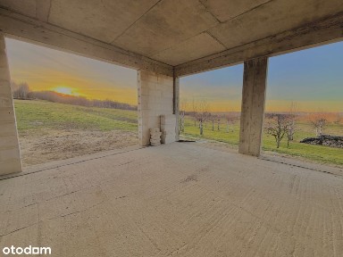 Dom NA Widokowej Działce - 5 Pokoi-Stan Surowy