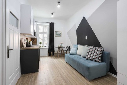 Kawalerka dla 1 os. w centrum, niedaleko Starego Browaru - Poplińskich