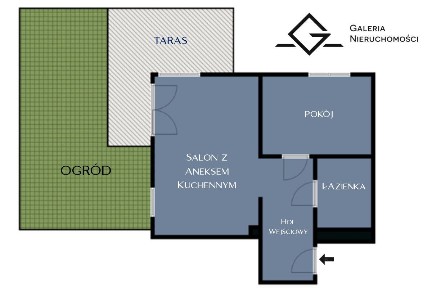 Idealne mieszkanie z ogrodem i świetną lokaliza