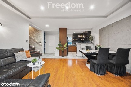 Beżowy Dom w Kobyłce 5 Pokoi z Ogrodem