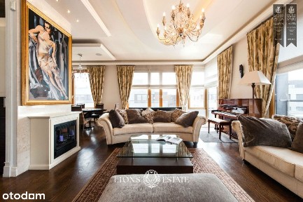 Dwupoziomowy penthouse na warszawskim Mokotowie