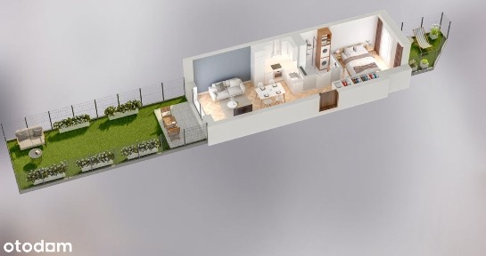 OSTATNIE 2pok. 35m²| 2 Ogródki Dwustronne| Blisko sklepy 12min Poznań!