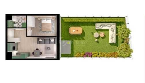 Ogródek aż 60m²| 2pok. 36m²| Doskonała lokalizacja