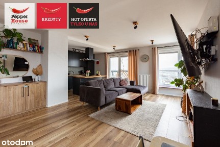 Nowoczesne mieszkanie z pięknym widokiem w Redzie.