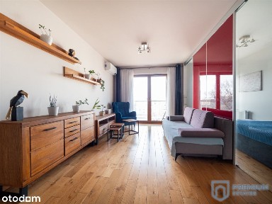 Jasny apartament 2 pokoje-Wiślane Tarasy!Garaż