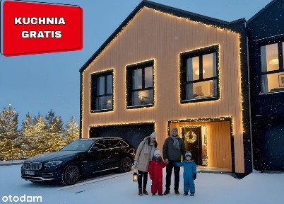 Przestronny dom z ogrodem z garażem na 2auta|Promocja: KUCHNIA GRATIS!