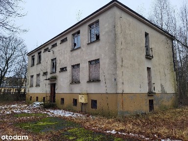 Budynek z dużą działką do zagospodarowania