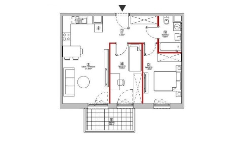 Poematu - komfortowe 3-pokojowe mieszkanie na 2026 rok