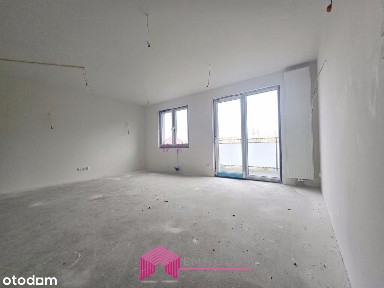 Duże 3 pokojowe mieszkanie z dwoma balkonami, stan deweloperski