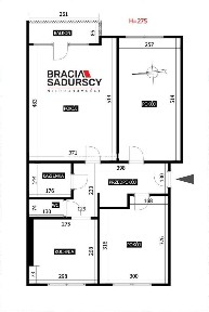59m2 3 pok+os kuchnia Ul.Staszczyka Bronowice