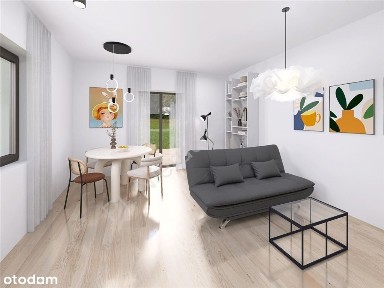 Działka z budową domu