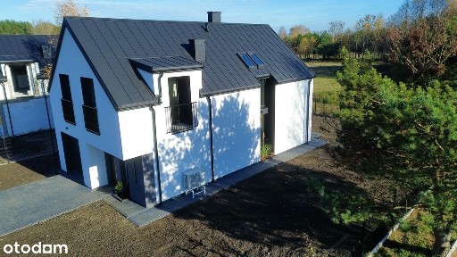 Nowoczesny DOM JEDNORODZINNY z antresolą w okolicy Marek dz. 600m2