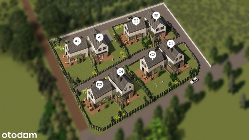 DUO PARK Bojano dom jednorodzinny w zabudowie dwulokalowej D1