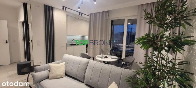 Salon z aneksem i sypialnia, garaż