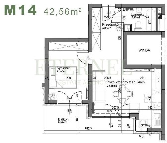 Cudowne mieszkanie 2-pokojowe 42,56m2 Czyżyny