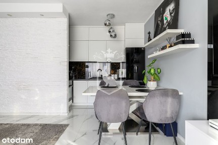 Nowoczesne dwupokojowe mieszkanie z dużym balkonem