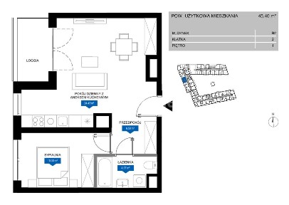 Nowoczesne mieszkanie z loggią przy Fabrycznej