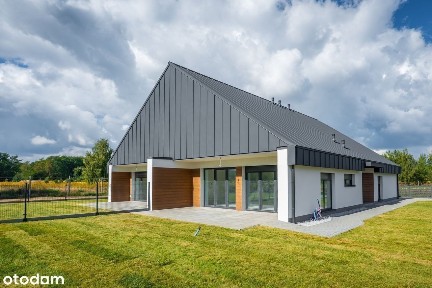 Nowy dom 112 m² + strych 60 m² | dz od 6 ar | Łaziska k. Bolesławca