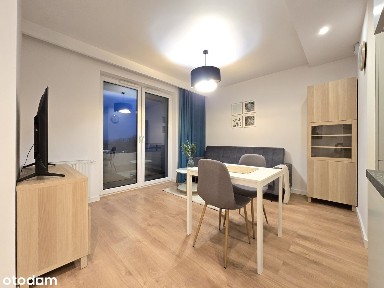 Lux - Duży balkon/taras 2 pokoje, zmywarka