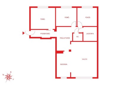 4 pokoje przy Placu Konesera | Praga-Północ