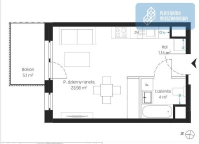 kawalerka w centrum Gdańska